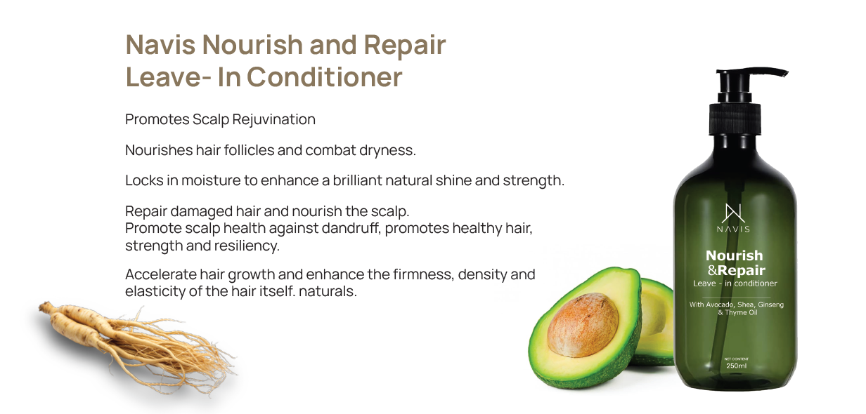 nourish & repair leave in conditioner bg