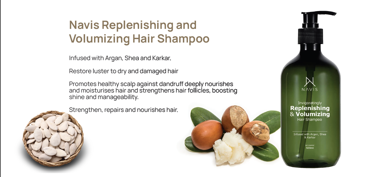 replenishing $ volumizing hair shampoo bg