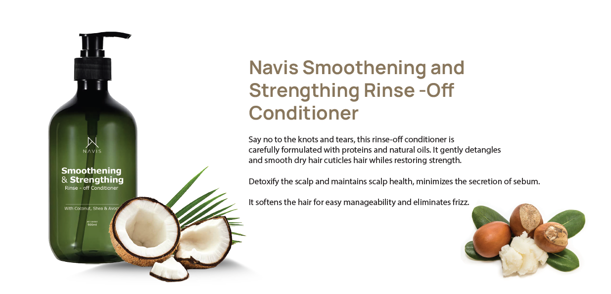 smoothening & conditioning rinse off conditioner bg